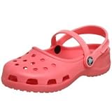 crocs Women's Mary Jane,Pink,6 M