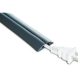 UT Wire UTW-CPM5-GY Compact Cord Protector with Single Channel, 5', Grey