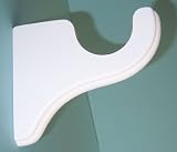 Support Bracket in White for 2 inch Drapery Rod - 1/Pack [CAPITOL CITY LUMBER]
