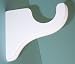 Support Bracket in White for 2 inch Drapery Rod - 1/Pack [CAPITOL CITY LUMBER]