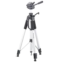 Polaroid PLTRI72S 72-Inch Photo and Video ProPod Tripod Includes Deluxe Tripod Carrying Case and Additional Quick Release Plate for Digital Cameras and Camcorders (Silver)