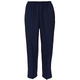 Petite Alfred Dunner Petite Classic Solid Pull On Pants