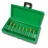 8 Pcs Titanium Coated Carbide Bur Set