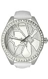 Fossil Women's Glitz Analog White Dial watch #ES2190