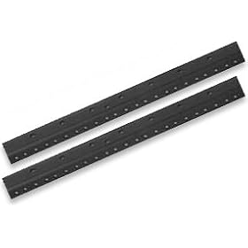 RaXXess Rack Rail (Black, 12-Space, Pair)