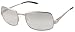 Fendi FS264 Fashion Sunglasses, Palladium Silver/ Clear Lenses/Fade Silver Flash
