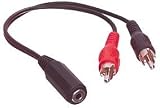 Cordon Jack 3.5 Femelle Vers 2 Rca M�les