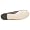 STEVEN by Steve Madden Women's Persuade Flat Skimmer with Bow,Black Leather,6 M