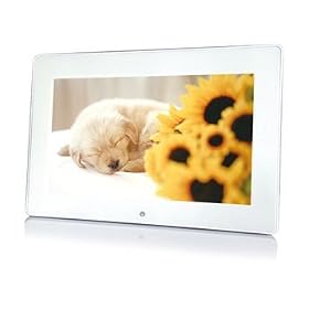 KEIAN 10�C���`�f�W�^���t�H�g�t���[�� �z���C�g KDPF1008-WH