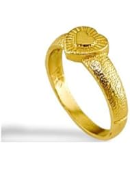 New 14k Yellow Gold Heart Love Child Kids Fashion Ring