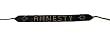 Amnesty Beaded Logo Bracelet - Black