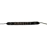Amnesty Beaded Logo Bracelet - Black