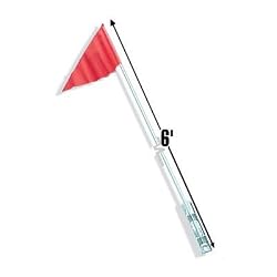 Sunlite Safety Flag 6 Two-piece Orange