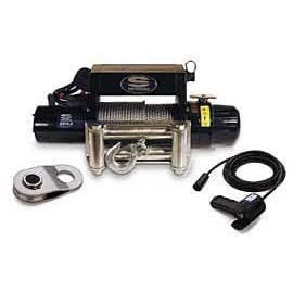 Superwinch Epi Series Recovery WinchEPi 6.024 Volt DC Electric Winch 6,000lb w/ Roller Fairlead, Pulley Block &amp; 15' Hand Held Remote (21/64" x 125' Wire Rope)