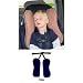 Baby : Toddler Coddler Car Seat Pillow Color: Navy