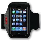APPLE iPHONE & iPHONE 3G BLACK NEOPRENE ADJUSTABLE WRIST / ARMBAND SPORTS CASE COVER (iPhone NOT included)