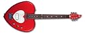 Daisy Rock Heartbreaker Artist Guitar, Red Hot Red