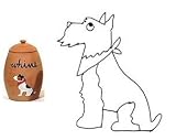 Schnauzer Whine Treat Jar