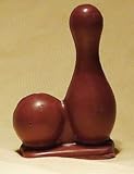 Bowling Ball and Pin in Solid Milk Chocolate
