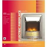 Prolectrix NX527344 Fireplace Silver Electric Heater