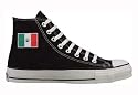 Converse Chuck Taylor All Star Hi Top Black with Mexican Flag