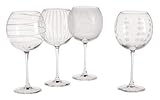 Mikasa Cheers Balloon Wine Goblet, Set of 4
