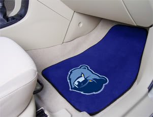 Fan Mats 9309 NBA - Memphis Grizzlies 18" x 27" Carpeted Car Mat Set