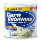 Carb Solutions High Protein Shake Mix for Low Carb Diets