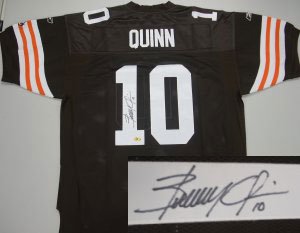 Brady Quinn Signed Cleveland Browns Authentic Reebok Jersey