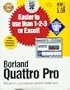 Quattro Pro version 5.0 for Windows 3.1