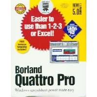 Quattro Pro for Windows version 5.0 by 