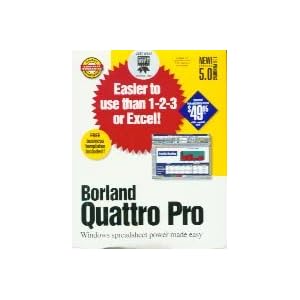 Quattro Pro version 5.0 for Windows 3.1 by