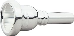 Schilke Standard Large Shank Trombone Mouthpiece in Silver, 53 Silver