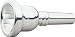Schilke Standard Series Large Shank Trombone Mouthpiece (52D Silver)