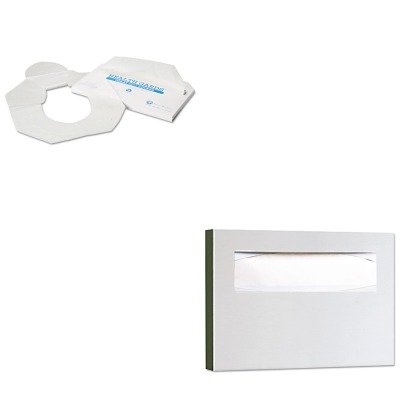 KITBOB221HOSHG2500 - Value Kit - Hospeco Health Gards Toilet Seat Covers (HOSHG2500) and Bobrick Stainless Steel Toilet Seat Cover Dispenser (BOB221)
KITBOB221HOSHG2500 - Value Kit - Hospeco Health Gards Toilet Seat Covers (HOSHG2500) and Bobrick Stainless Steel Toilet Seat Cover Dispenser (BOB221)