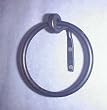 Towel Ring - Wrought Iron- Hand Made
