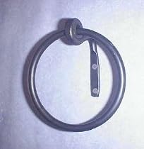 Towel Ring - Wrought Iron- Hand Made