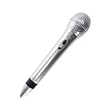 Cooler Kugelschreiber MICROPHONE silber - Jumbo Pen!