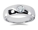 0.50 ctw Men's Diamond Ring in Platinum