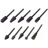 10 High Speed Black Carbon Rasp Burr...