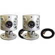 WISECOMM OC9602 Indoor Night-Vision Color Audio Camera (25 Feet; Includes Two 100-Ft Cables)