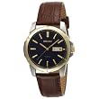 Seiko #SGGA08 Men's Leather Strap Analog Quartz Dress Watch