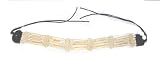 Hand Crafted Indian Bone Choker Necklace Mini Breast Plate of Buffalo Horn Pipes