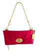 AUTHENTIC COACH AMANDA SATIN FOLDOVER FLAP Bag F12926 Handbag - Magenta Pink Tangerine Orange Brass Satchel Tote