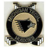 Michigan Tech Huskies Hockey Six Sticks Pin