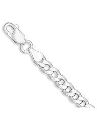 .925 Sterling Silver 30" 150 Beveled Curb Chain