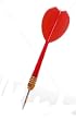 12 Red Plastic Carnival Balloon Darts