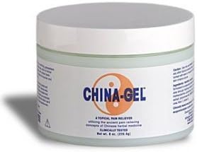 China-Gel Therapeutic Topical Gel Pain Reliever Jar - Natural, Herbal, Greaseless - Jar 8 oz.