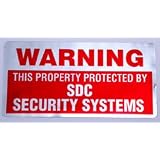 10 Pack of Security Stickers