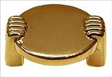 Art Deco Drawer / Cabinet Door Pulls Style A - Polished Brass